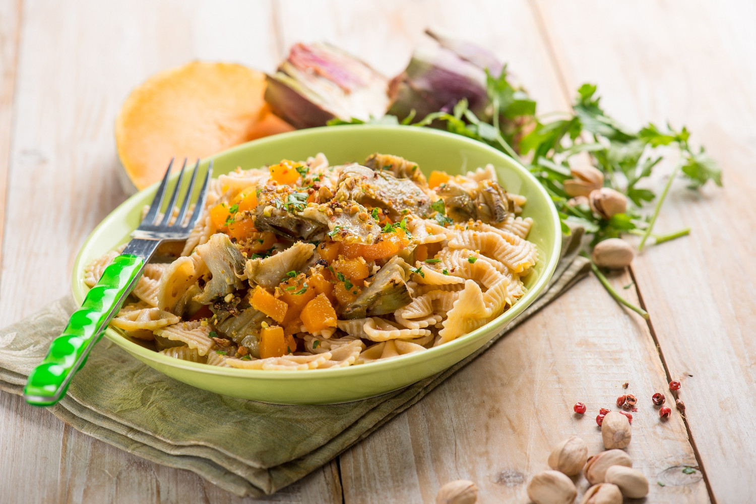 Creamy Pumpkin and Golden Artichoke Pasta Sauce | MaMaBlip